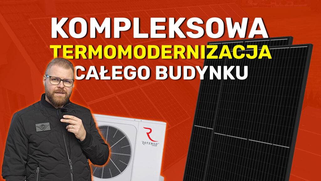 Kompleksowa termomodernizacja: fotowoltaika, pompa ciepła, ocieplenie budynku, wymiana drzwi. Prace zrealizowane przez firmę Husar Energia